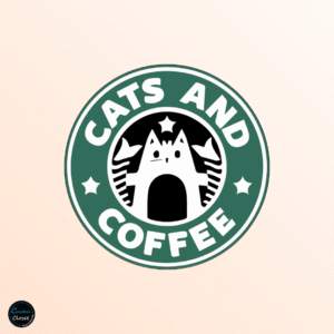 Cats and Coffee Badge