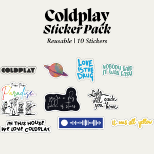 Coldplay Sticker Pack