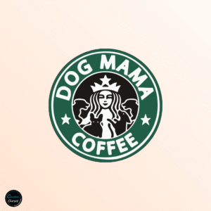 Dog Mama Coffee Badge