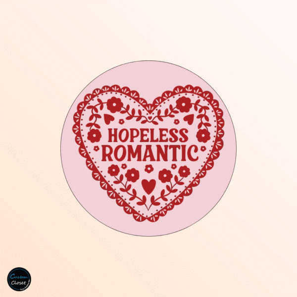 Hopeless Romantic Badge