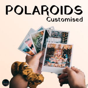 Customised Polaroids (White)
